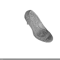 White High Heel Shoes With Intricate Cutout Design For Women's Elegant Footwear