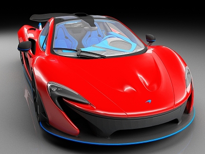 McLaren p1 mso sedan car luxury car racing sports car 3d model