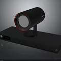 Bosch Video Conference Camera with Red Ring Lens Black Desktop Base and Interface Ports