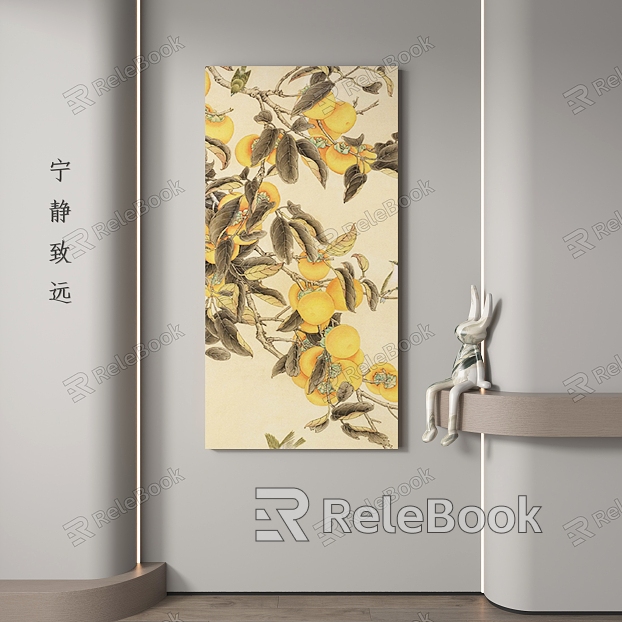 Modern Plant Painting Abstract Decorative Painting model