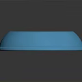 Blue Plastic Pet Bowl For Feeding Dogs And Cats At Home