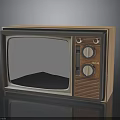 Vintage TELE Brand Television With Wooden Frame And Knob Controls