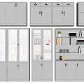 Modern Entryway and Side Cabinets with Glass Doors Drawers and Storage Shelves Design