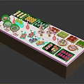 Assorted Dessert Display Table With Various Pastries Cookies And Fruit Tarts