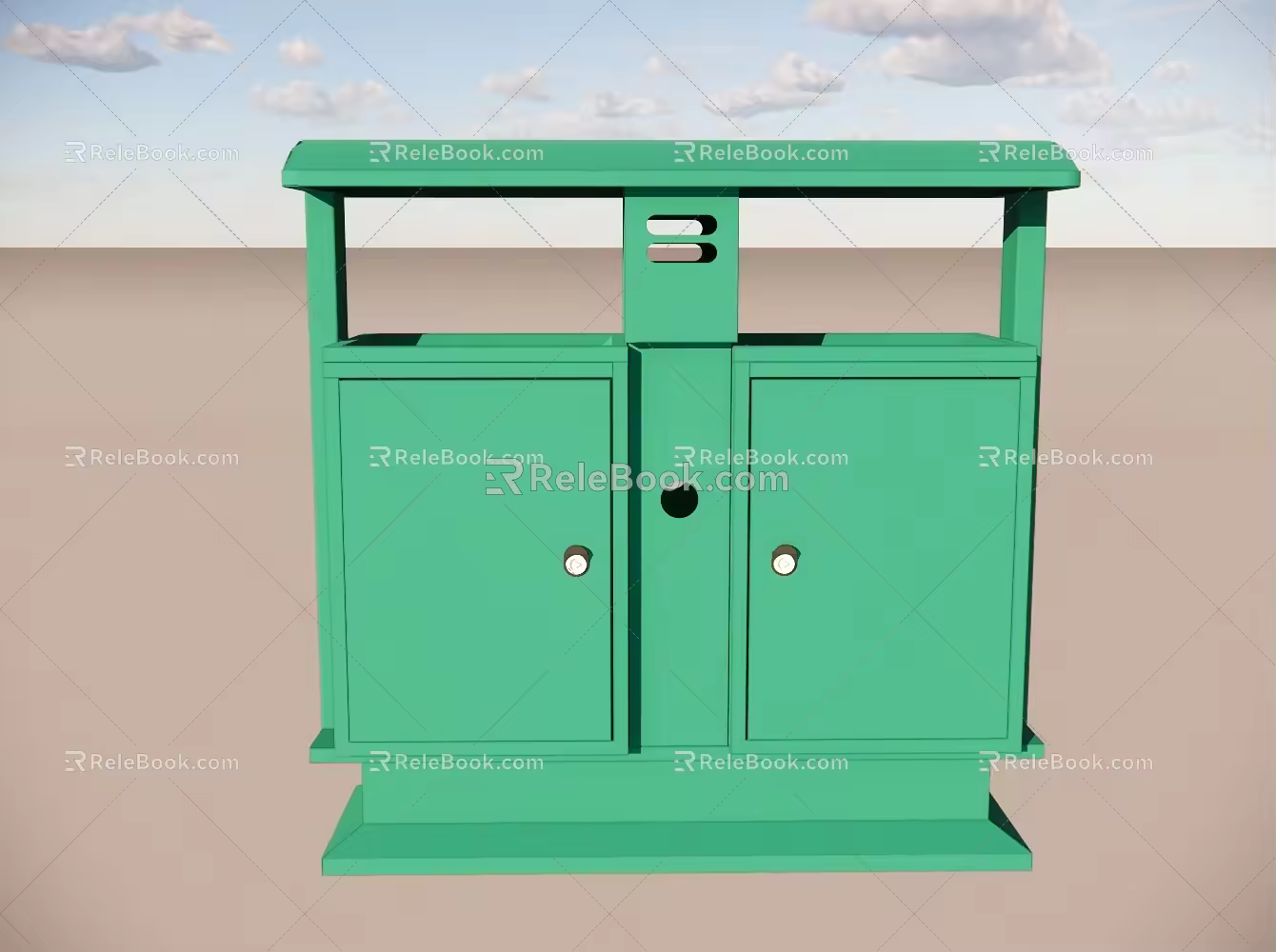 trash can 3d model