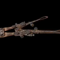 Old Rusty Pliers Vintage Hardware Tools With Metal Construction And Design