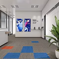 Front Desk 3d model