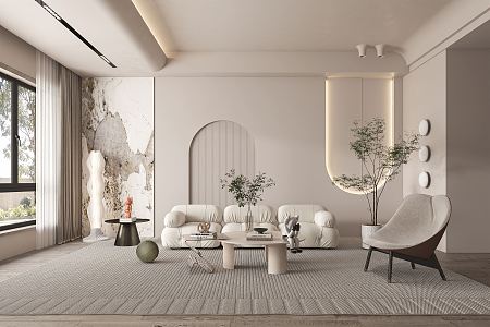 The Silent Living Room 3d model