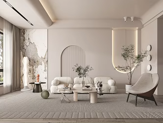 The Silent Living Room 3d model