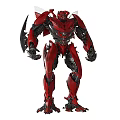 Red Robot Electric Toy With Mechanical Design Movable Joints And Action Figure Details