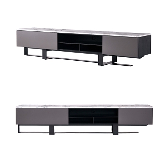 Light Luxury TV Cabinet 3d model