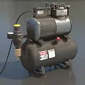 Heavy Duty Industrial Air Compressor with Steel Tank Pressure Gauge and Safety Valve