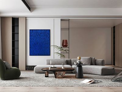 modern living room model