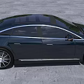 Dark Green Mercedes Benz Luxury Sedan With Sleek Exterior Design