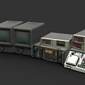 Vintage Electronic Appliances Including Televisions Radios And Classic Tape Players