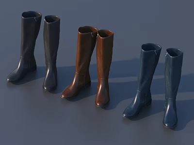 Modern Shoes 3d model Modern Shoes 3d model