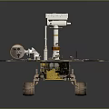 Advanced Planetary Rover With Solar Panels Robotic Arm And Wheels For Space Exploration