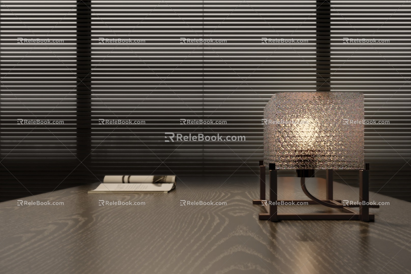 Modern table lamp 3d model