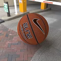 Nike Elite Composite Basketball Professional Sports Equipment With Brown Leather And Durable Design