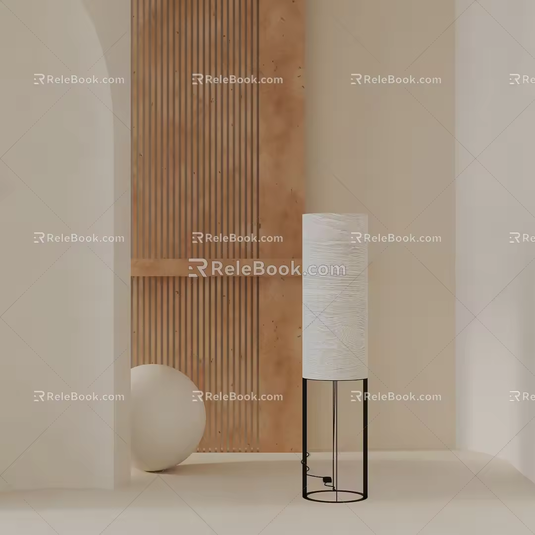 Modern floor lamp 3d model