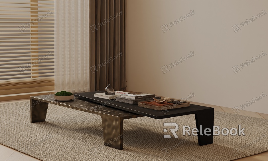 Modern coffee table model