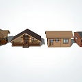 Various Wooden House Exterior Designs With Porch Different Roofs And Windows