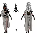 Athena Classical Mage 3d model
