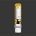 Silver And Yellow Utility Truck With Large Storage Tank For Industrial Transportation Use