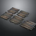 Rustic Wooden Pallets Used For Plant Display In Garden Decor Setup