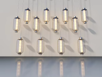 Chandelier ornaments 3d model