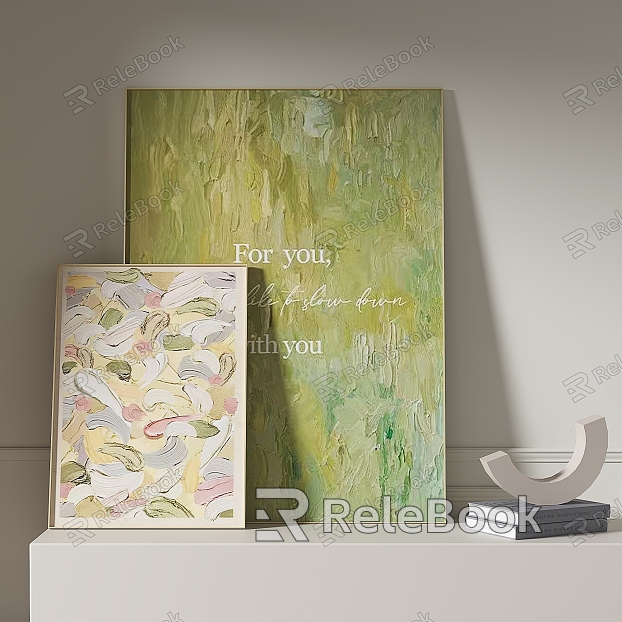 Simple abstract decorative painting model