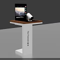 Watch Shop Display Stand With Tablet Screen And Interactive Device For Product Showcase 3d model