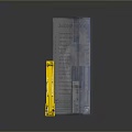 Yellow Vintage Cassette Tape With Brownwood Avenue Vol 2 Case on Grey Background