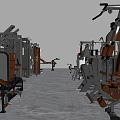 Professional Gym Fitness Equipment With Multifunctional Training Machines Metal Frames And Leather Seats