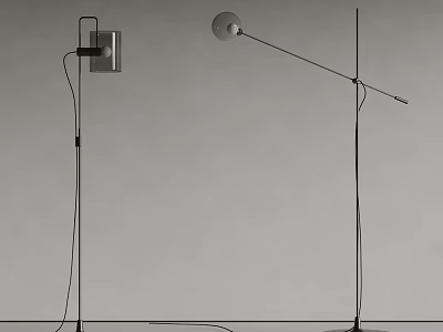 Moooi floor lamp decorative lamp corner lamp metal floor lamp catering floor lamp outdoor floor lamp 3d model