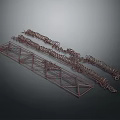 Metal Fence With Spiral Decorative Elements And Sturdy Frame Structure For Outdoor Use
