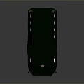 Green Armored Military Vehicle With Six Wheels Antenna And Headlights Design