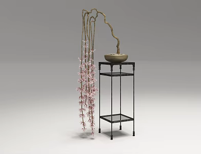 New Chinese Flower Furnishings 3d model