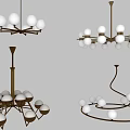 Modern Chandelier Designs Featuring Spherical Bulbs And Metal Frames In Various Styles