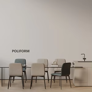 Modern table combination 3d model