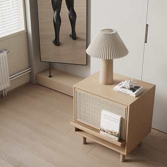 Quiet bedside cabinet 3d model