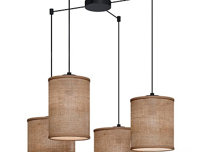 Quiet chandelier lamps 3d model