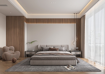 Modern Bedroom 3d model