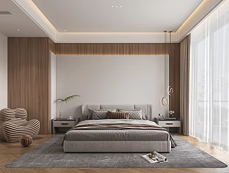 Modern Bedroom 3d model