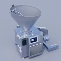 Industrial Processing Equipment With Funnel Shaped Top Control Panel And Stainless Steel Construction