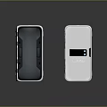 White Hard Shell Portable Storage Cases Open And Closed For Travel Protection And Daily Use