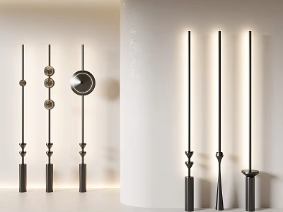 Modern Minimalist Floor Lamps With Unique Designs 3d model