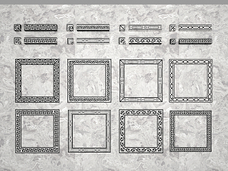 European floor tile 3d model