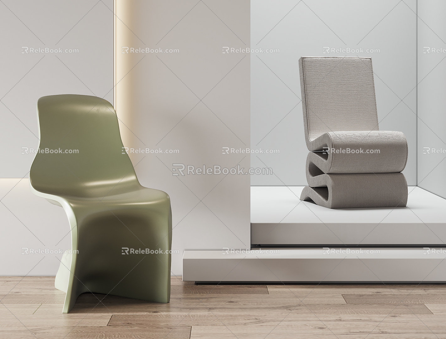 Modern single chair leisure chair model