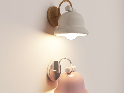 Modern cream wind wall lamp model